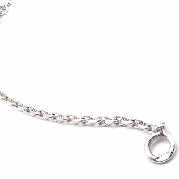 Van Cleef & Arpels Alhambra 18k White Gold Pink Opal Necklace - Picture 6 of 9